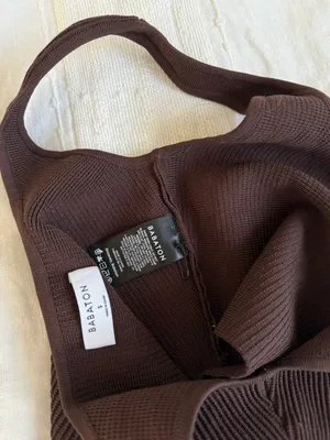 Aritzia brown bra top thumbnail 3