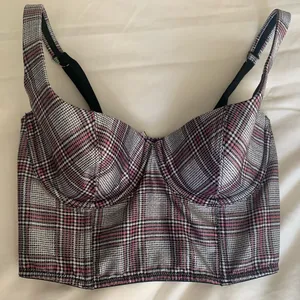 Victoria’s Secret Plaid Corset Top 34B thumbnail 1