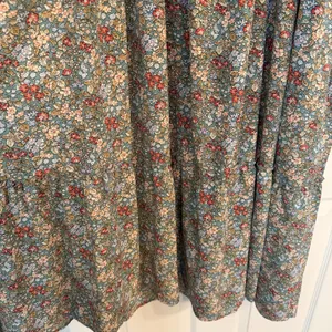 Umgee Maxi‎ Dress 2XL Floral Smocked Maternity Shoot Baby Shower Ruffle Feminine thumbnail 8