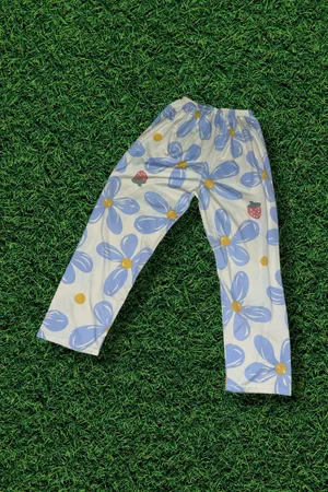 Womens Floral Pajamas Blue Size XL thumbnail 5