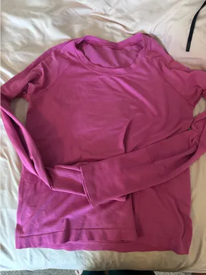 Hot Pink Lululemon Swifty Tech Long Sleeve thumbnail 1