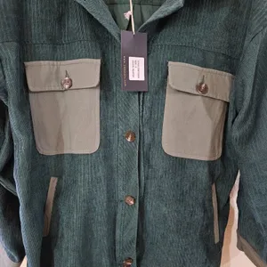 143 Story Hunter Contrast Corduroy Oversized Jacket Shacket Size Small thumbnail 4