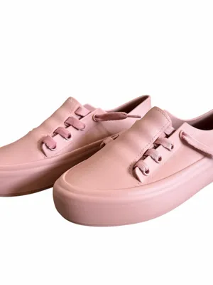 Melissa Ulitsa Sneakers Women’s Size 7 Pink Jelly Platform Slip On Preppy Summer thumbnail 2