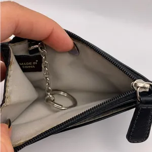 COACH Black Coin Purse Cardholder Wallet thumbnail 5