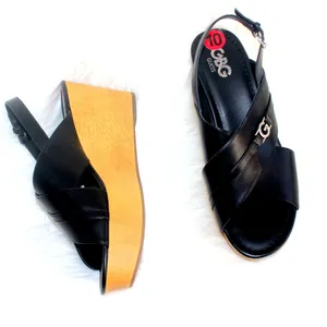 NEW GBG Los Angeles Dee Wedge Sandal Black SZ-10 thumbnail 8