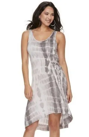 Women's Juicy Couture Tie-Dyed Knit Gathered Dress thumbnail 1