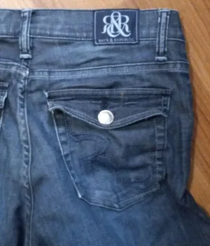 Rock & Republic 32x32 10 Blue Wash Boot Cut Stretch Flap Pocket Jeans thumbnail 2