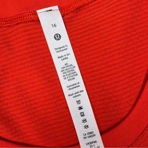 Lululemon Swiftly Tech 2.0 Short Sleeve Short Womens Size 16 Love Red NWT thumbnail 8