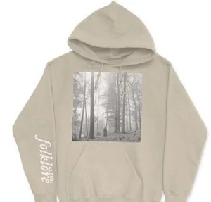 Folklore In The Trees Hoodie Beige XL BRAND NEW Taylor Swift Sweatshirt thumbnail 1