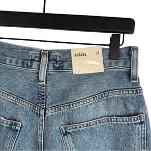 Agolde Valeria High Rise‎ Loose Baggy Jeans Temor Wash 24 thumbnail 8