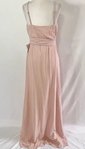 Show Me Your Mumu New Liz Maxi Bridesmaid Dress Dusty Blush Pink Size Medium thumbnail 14