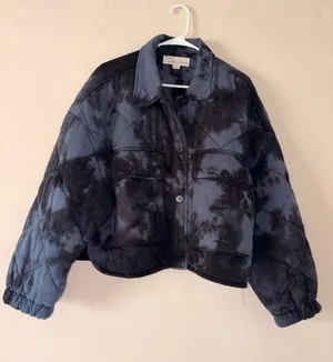 Vintage Havana stormy tie dye quilted jacket M thumbnail 1