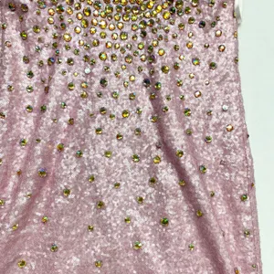 La‎ Femme Sequin Crystal Mini Dress Womens Sz 6 Pink Glam Homecoming Y2K thumbnail 13