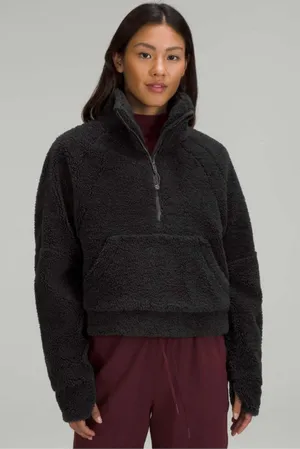 Lululemon Scuba Oversized Fleece Funnel Neck Black - Size XS/S thumbnail 1