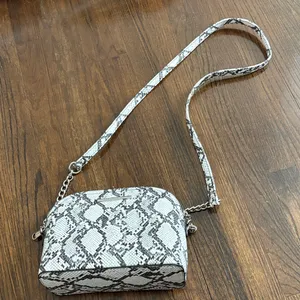 Steve Madden Black and White Snake Print Crossbody Bag thumbnail 2