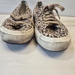 {9} Superga Cheetah Leopard Print Canvas Sneaker Shoes thumbnail 2
