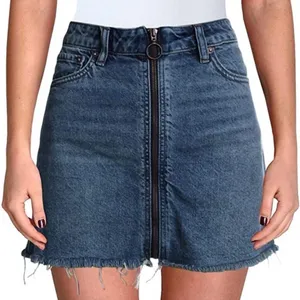 Free People We The Free High Waist Jean Skirt Size 27 thumbnail 2