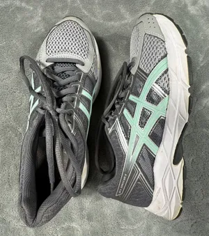 ASICS Gel Contend 4 Womens Running Shoes Sneakers Gray Mint Size 6 Cushion thumbnail 1