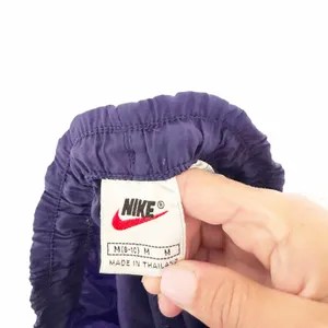 Vintage Nike Purple Nylon Windbreaker Joggers Sz M thumbnail 2
