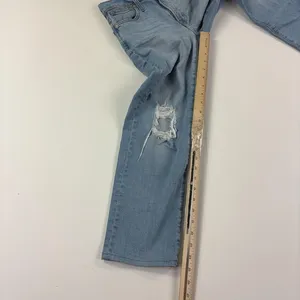 Madewell Perfect Vintage Straight Jeans Womens 23 Blue Light Wash Distressed thumbnail 4