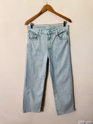 MOTHER The Dodger Ankle High Rise Straight Leg Jeans Just‎ a Dab Womens Size 28 thumbnail 5