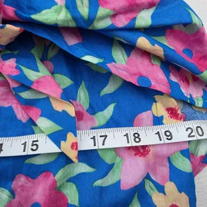 Lulus NWT One Shoulder Floral Mini Dress Blue Pink Yellow EDX1158 Large thumbnail 9