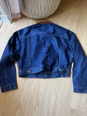 SLVRLAKE Kira Curve Sleeve Trucker in Midnight Mile thumbnail 3