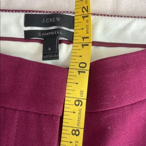 J.Crew• Merlot Wool Campbell Trousers• Sz 6 thumbnail 9