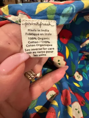 Printfresh Anthro Cottage-core delicious Retro Dreams Nightgown Dress Apples XS thumbnail 9