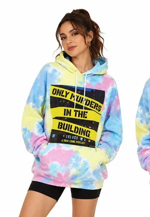Gildan Heavy Blend Tie Dye Hoodie Only Murders in the Building Graphic XL thumbnail 1
