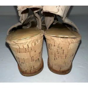 DV Dolce Vita tan lace up‎ wedge sandals size 7.5 thumbnail 7