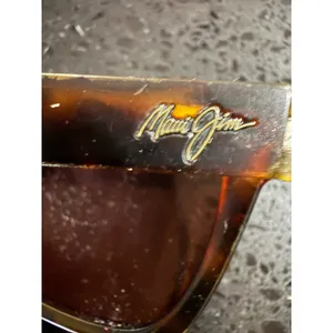 Maui Jim Tortoise Shell Sunglasses Made in Italy Rectangle Frame‎ Parts Repair thumbnail 6