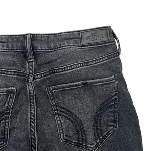 Hollister Juniors 5R Jeans Black High Rise Super Skinny Distressed Stretch thumbnail 9