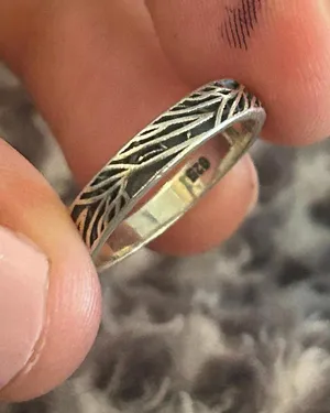 Z03 size 4.5 ring 925 sterling silver thumbnail 1