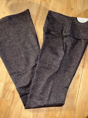 Aerie MEDIUM SHORT OFFLINE Hugger High Waisted Foldover Flare Legging thumbnail 10