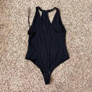 Free People Black Bodysuit - M thumbnail 3