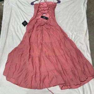 Lulus Lace-Up Dress thumbnail 6