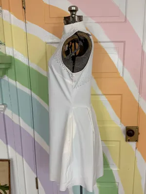 Nike Flex Ace Sleeveless Pleated Skirt Golf Dress Dry-Fit Sz S 🧡🍄 thumbnail 5
