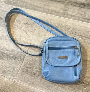 MultiSac Mini Micro Everest Crossbody Bag Light Blue Minimalist Travel thumbnail 1