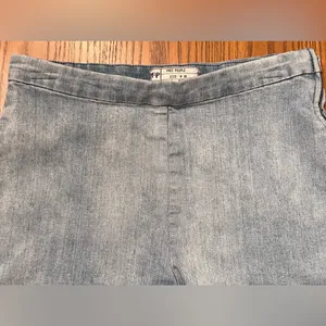 Free People High-Rise Side Zipper Sailor Pin-Up Girl Denim Jean Shorts Size 28‎ thumbnail 5