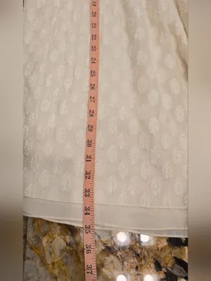 Anthropologie Payal Jain Embroidered Dress Fine Cotton S thumbnail 4