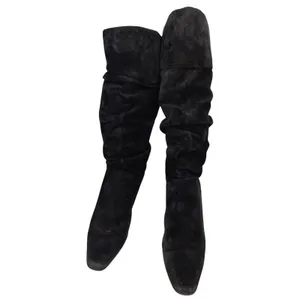 Vintage black Slouchy Boot Sz 9 by white mountain thumbnail 2