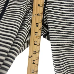 Mono B Small Black‎ Striped High Rise Monochrome Tiramisue Colorblock Leggings thumbnail 10