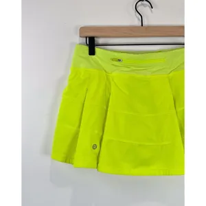Lululemon Womens Skort Green Pace Rival Mid Rise Swift Mini Skirt Stretch Size 6 thumbnail 7