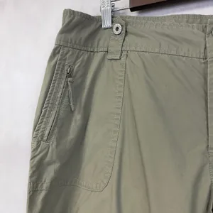Y2K Gap Cargo Capris Women 16‎ Green Utility Cropped Gorpcore Indie Granola Girl thumbnail 5