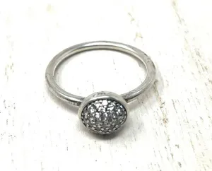Pandora cluster dome ring, sterling silver, size 56 or 7.5 thumbnail 5