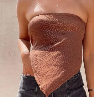 Brown Bandana Top Size M thumbnail 2