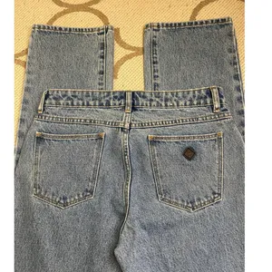Abrand A ’99 Low Straight Jeans 90s Y2K Low Rise Blue Denim Size 29 Style 72468 thumbnail 3