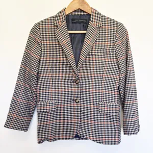 Zara Women's Houndstooth Blazer Size Small thumbnail 1