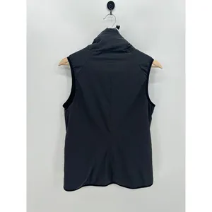 Nike Aerolayer Vest Women Sz S Black Funnel Neck Training Vest Nylon Windbreaker thumbnail 2